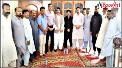 میرپورخاص:ایم کیو ایم وفد کی شہید راحیل قائمخانی و دیگر مرحومین کے لواحقین سے تعزیت