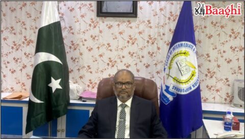 میرپورخاص: کرنل (ر) ڈاکٹر سید محمد علمدار رضا نے چیئرمین تعلیمی بورڈ کا چارج سنبھال لیا