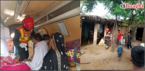 سیالکوٹ: بارش کے باعث کچے مکان کی چھت گرنے سے تین کمسن بہنیں زخمی