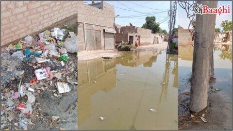 اوچ بخاری میں گندہ پانی، جھکے کھمبے، کھنڈر گلیاں اور سکول تباہ، عوام وزیر اعلیٰ کی مدد کے منتظر