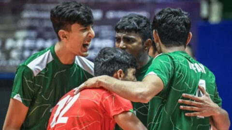 ایشین انڈر 16 والی بال چیمپئن شپ: پاکستان نے سیمی فائنل میں جگہ بنا لی