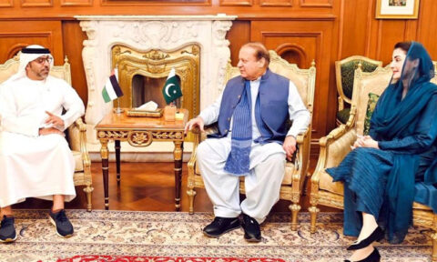 اماراتی سفیر  کی نواز شریف اور مریم نواز سے ملاقات
