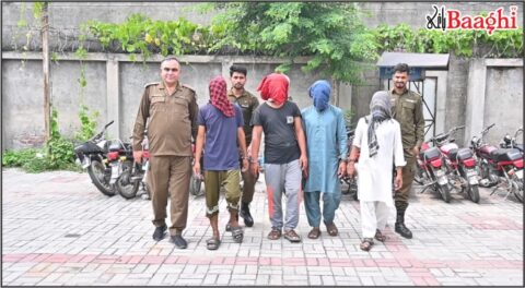 گوجرانوالہ:موٹرسائیکل چوری کے خلاف بڑی کارروائی، 7 گروہوں کے 16 ملزمان گرفتار