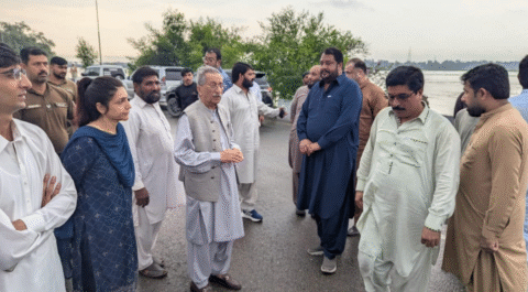 سابق اسپیکر پنجاب اسمبلی رانا محمد اقبال خاں کا سیلاب زدہ علاقوں کا دورہ