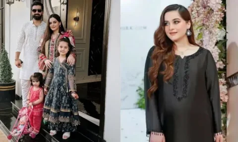 ایمن خان اور منیب بٹ کے ہاں تیسری بچی کی پیدائش