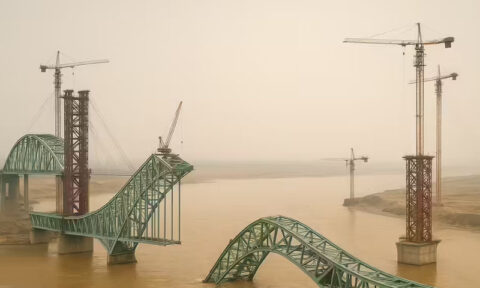 چین میں زیر تعمیر پل گرنے سے 12 افراد ہلاک، 4 لاپتہ