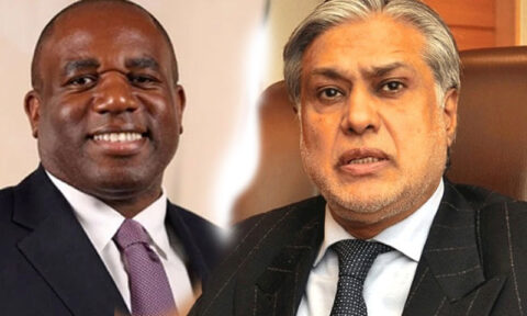 اسحاق ڈار اور برطانوی وزیر خارجہ کا رابطہ ، سیلاب سے جانی نقصان پر افسوس