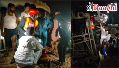 کالا شاہ کاکو: اسلام آباد ایکسپریس کی چھ بوگیاں پٹری سے اتر گئیں، 27 مسافر زخمی، ریسکیو آپریشن جاری