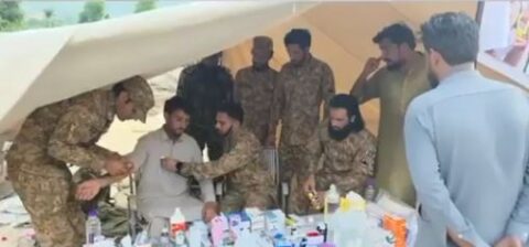 خیبر پختون خوا اور گلگت بلتستان میں پاک فوج کا فلڈ ریلیف آپریشن جاری