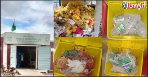 ننکانہ صاحب: ڈی ایچ کیو ہسپتال انفیکشس ویسٹ کا ڈمپنگ پوائنٹ بن گیا