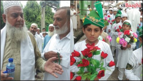 گوجرانوالہ: عید میلاد النبی ﷺ کے موقع پر شاندار ریلی، نعروں سے فضا گونج اٹھی