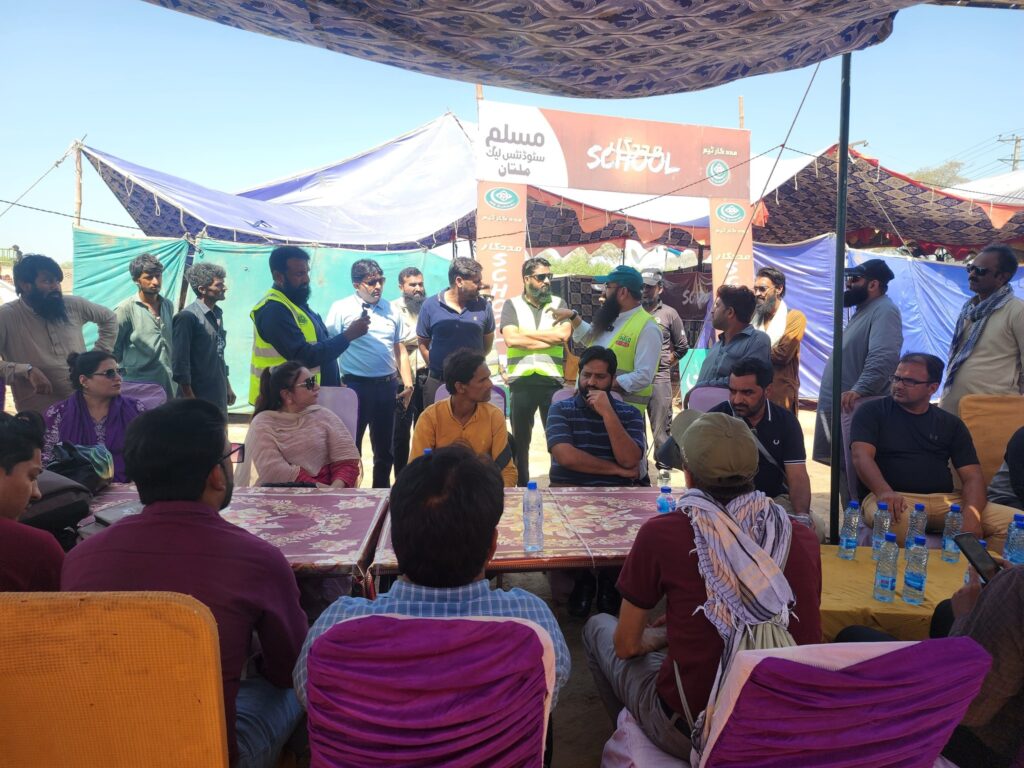 Delegation of Electronic and Digital Media Visits Jalalpur Pirwala Accompanied by PMML Spokesperson