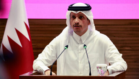 قطری وزیراعظم کا نیتن یاہوکو انصاف کے کٹہرے میں لانےکا  مطالبہ