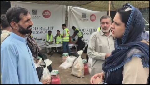 سیالکوٹ: ڈپٹی کمشنر صبا اصغر علی کا سیلاب متاثرہ علاقہ بجوات کے موضع صدر پورہ کا دورہ