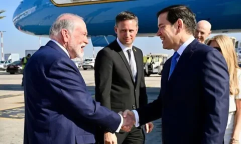 امریکی وزیر خارجہ سرکاری دورے پر اسرائیل پہنچ گئے