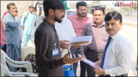 گوجرانوالہ :کمشنر کا راہوالی کینٹ میں انسدادِ پولیو مراکز کا دورہ