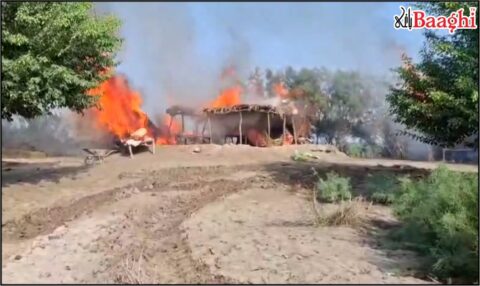 گھوٹکی: کچے میں اغواء کاروں اور ڈاکوؤں کے خلاف پولیس آپریشن تیز، ٹھکانوں کو مسمار کر دیا گیا