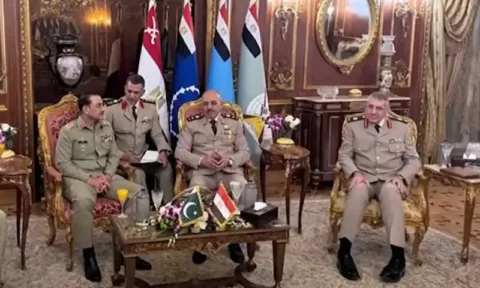 فیلڈ مارشل کا مصر کا سرکاری دورہ، فوجی تعاون اور علاقائی امن پر گفتگو