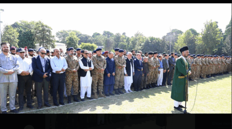 میجر سبطین حیدر شہید کی نمازِ جنازہ راولپنڈی میں ادا، وزیراعظم اور آرمی چیف کی شرکت