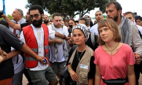 کم عمر سوئیڈش ماحولیاتی کارکن سےاسرائیلی حراست میں غیر انسانی سلوک