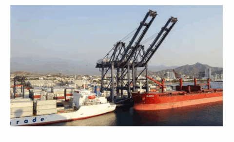 سب سے بڑےبحری جہاز کی  امریکی خام تیل لے کر حب آمد