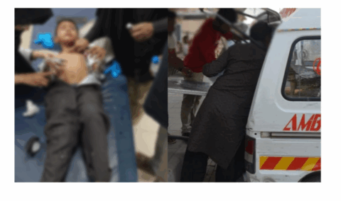 کراچی میں اسکول وین میں آگ لگنے کا واقعہ، 6 بچے جھلس کر زخمی