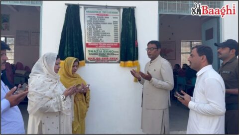 ننکانہ صاحب: گورنمنٹ ہائیر سیکنڈری سکول میں دو نئے کمروں کا افتتاح کر دیا گیا۔