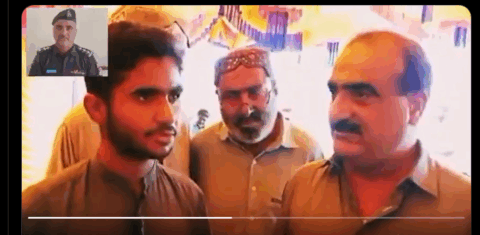 شہید ایس ایچ او کے بیٹے کا والد کے نقش قدم پر چلنے کاعزم