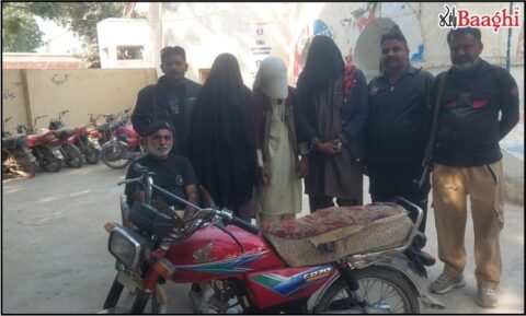 اوباڑو پولیس کی کارروائی، چوری کی موٹر سائیکل برآمد، تین ملزمان گرفتار