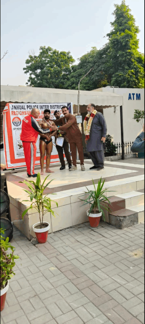 مسٹر پنجاب پولیس باڈی بلڈنگ میں قصور کے اہلکاروں نے میدان مار لیا