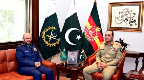فیلڈ مارشل سید عاصم منیر سے سعودی چیف آف جنرل اسٹاف کی ملاقات