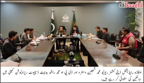 اوکاڑہ: ڈسپیوٹ ریزولوشن کمیٹی کا اجلاس، جائیدادی تنازعات کے متعدد کیسز نمٹا دیے گئے