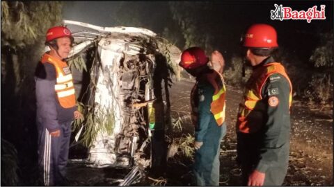 پسرور: تیزرفتار ٹویوٹا الٹ گئی، 7 افراد زخمی، کوئی جانی نقصان نہیں