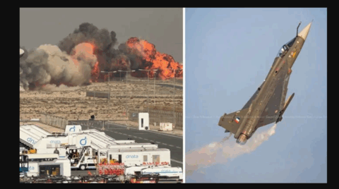 بھارتی تیجس طیارہ کی تباہی، فضائی مظاہرے عارضی طور پر معطل،تحقیقات کا اعلان