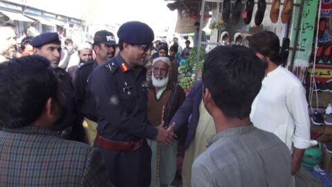 آئی جی ایف سی بلوچستان (نارتھ)   کا کوہلو بازار کا اچانک دورہ