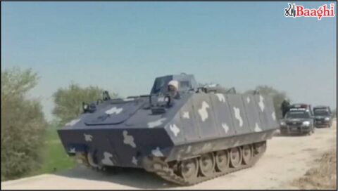 گھوٹکی: پولیس اور رینجرز کا ڈاکوؤں کے خلاف بڑا آپریشن، فائرنگ کا تبادلہ جاری