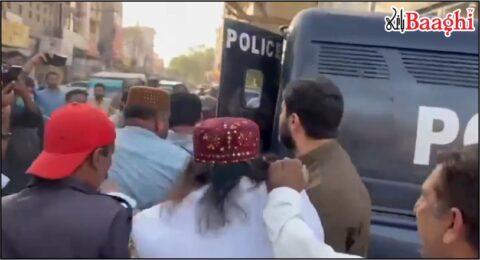 میرپورخاص: 27ویں آئینی ترمیم کے خلاف یومِ سیاہ ، احتجاجی ریلی پر پولیس کا دھاوا، متعدد رہنما و کارکن گرفتار