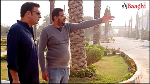 سیالکوٹ:چوہدری آصف علی باجوہ کا اکاش کمرشل سینٹر کا دورہ، تعمیراتی معیار بہتر بنانے کی ہدایت