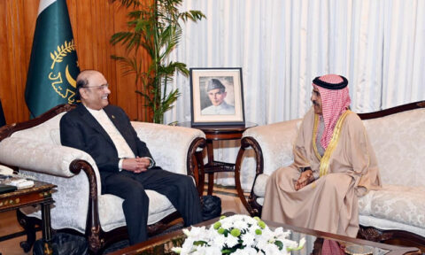صد آصف زرداری سے بحرین کے سفیر کی ملاقات