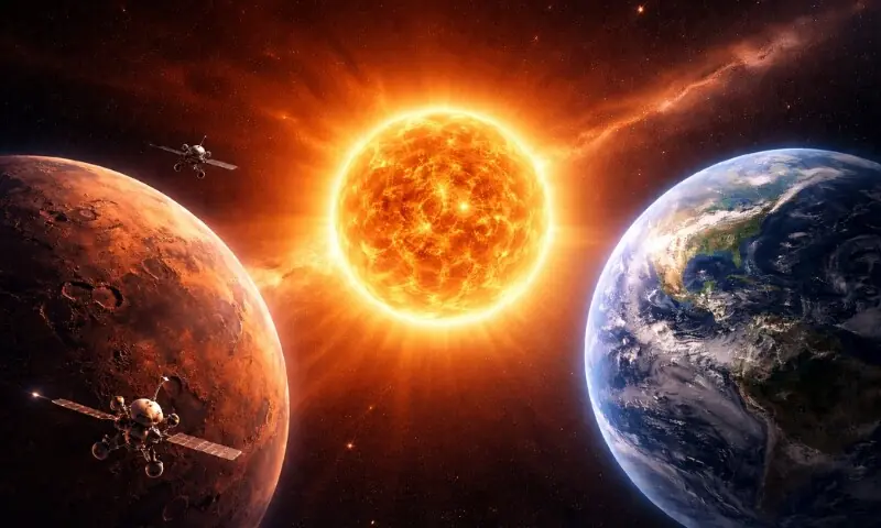 آج سے مریخ کا زمین سے رابطہ کچھ دنوں کے لیے منقطع