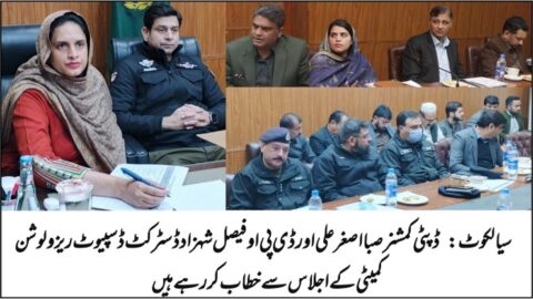 سیالکوٹ: ڈی آر سی اجلاس، 26 درخواستوں پر سماعت