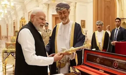 عمان نے بھارتی وزیر اعظم کو اعلیٰ ترین سول ایوارڈ سے نواز دیا