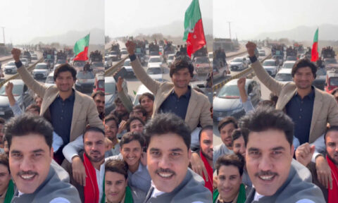 پشاور جلسے سے واپسی پرپی ٹی آئی کارکنوں کی گاڑی کو حادثہ، ایک کارکن جاں بحق