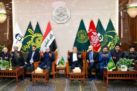 صدر آصف ٔزرداری کی نجف میں حضرت علی رضی اللہ عنہ کے روضۂ مبارک پر حاضری