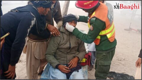 اوچ شریف:چنی گوٹھ پل کے قریب تین گاڑیوں کی ٹکر، دو زخمی