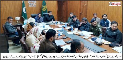 سیالکوٹ: ڈی آر سی اجلاس میں 20 درخواستوں پر فیصلے، ناجائز قابضین سے زمینیں واگزار