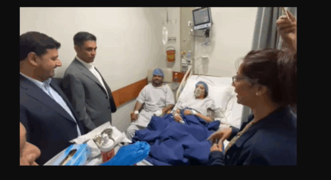 شکارپور آپریشن میں زخمی میاں بیوی ڈی ایس پیز کی ہسپتال میں دوسری شادی کی سالگرہ