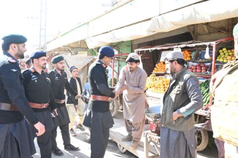 آئی جی ایف سی بلوچستان (نارتھ)کا ژوب بازار کا اچانک دورہ