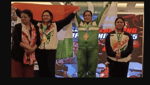 سری لنکا ورلڈ پاور لفٹنگ چیمپئن شپ ، پاکستانی انسپکٹر ارم خانم کی بھارت کو شکست