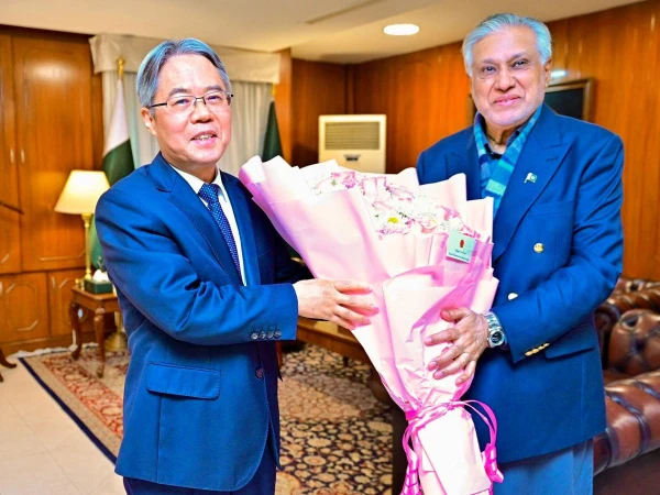 اسحاق ڈار سے چینی سفیر کی ملاقات